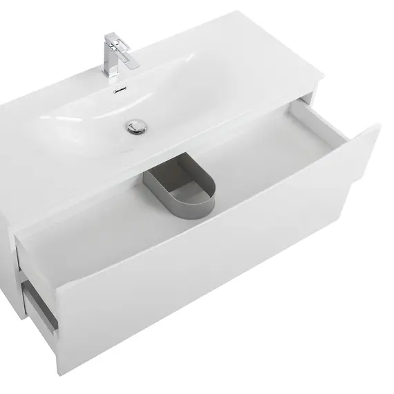 Тумба с раковиной подвесная BelBagno MARINO-CER-N Bianco Opaco