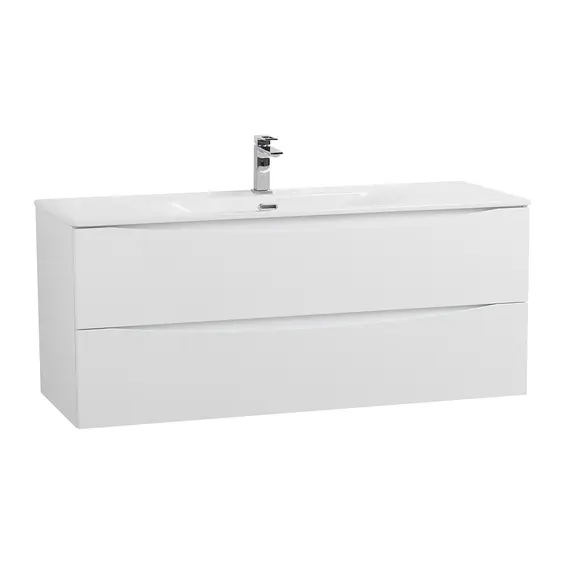 Тумба с раковиной подвесная BelBagno MARINO-CER-N Bianco Lucido