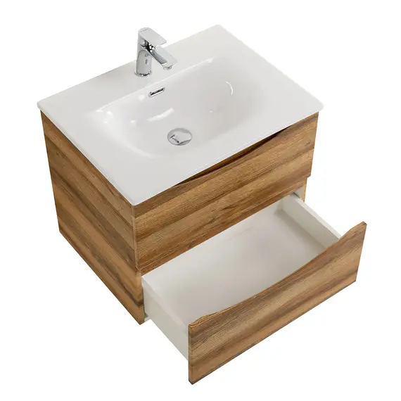 Тумба с раковиной подвесная BelBagno MARINO-CER-N Rovere Rustico