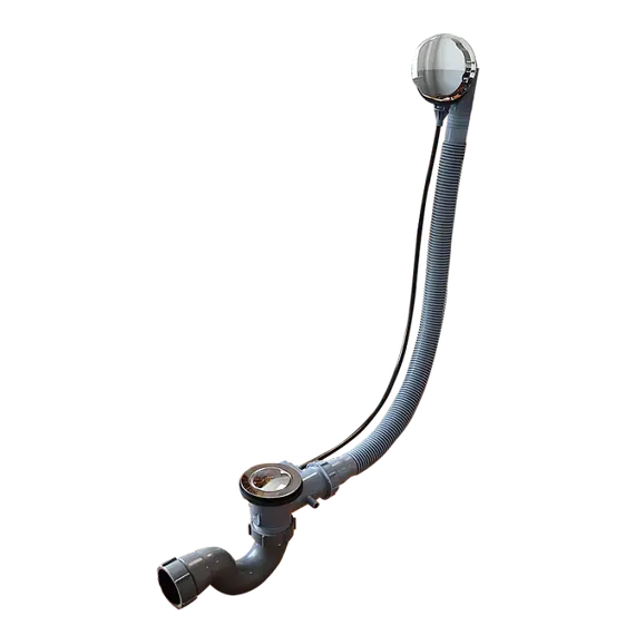 Слив-перелив Radomir полуавтомат (хром, с сифоном)