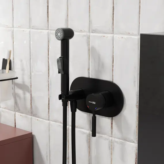 WasserKRAFT Gollach 3338 Встраиваемый смеситель для душа с гигиенической лейкой