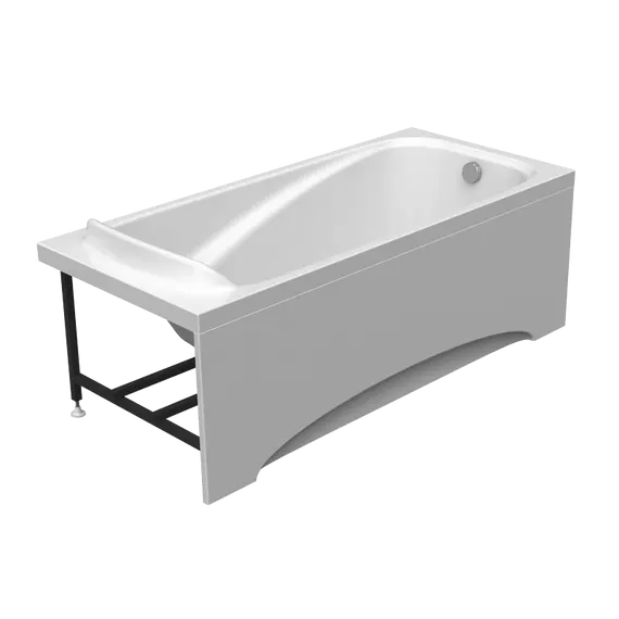 Ванна акриловая  Radomir Роза 169х77 см, правая, с фронт.панелью