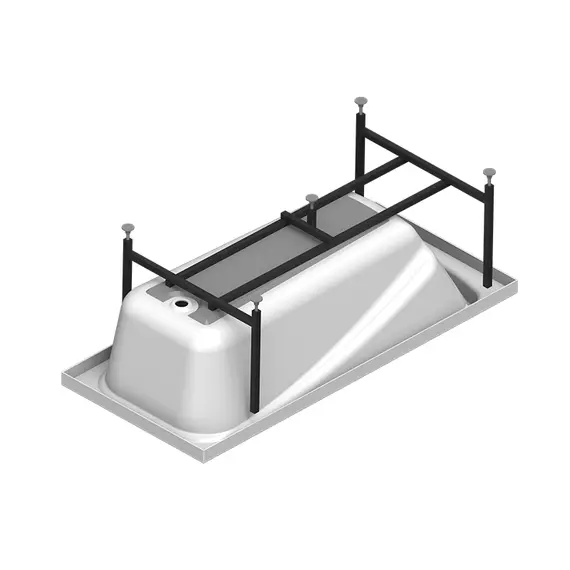 Ванна акриловая  Radomir Роза 169х77 см, правая, с фронт.панелью