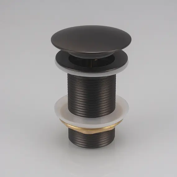 Донный клапан ACWEN для раковины клик-клак без перелива хром