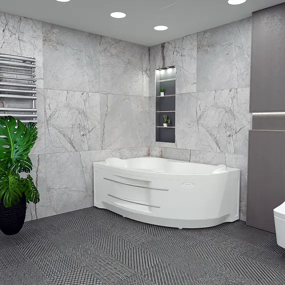 Ванна акриловая Radomir Ирма L/R