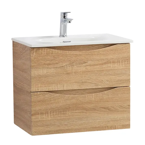 Тумба с раковиной подвесная BelBagno MARINO-CER-N  Rovere Bianco