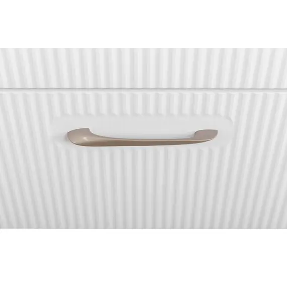 Тумба с раковиной подвесная BelBagno DUE Белый металлик