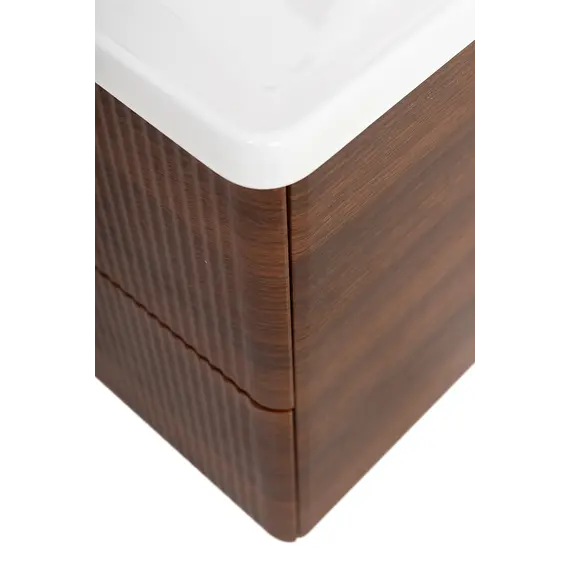 Тумба с раковиной подвесная BelBagno DUE Noce