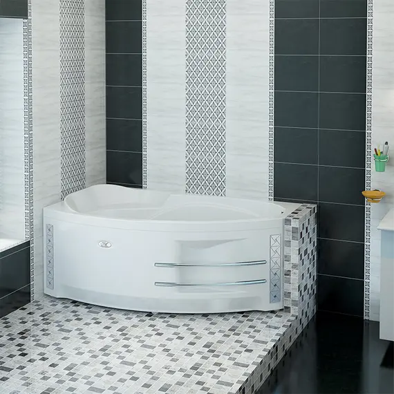 Ванна акриловая Radomir София 169х99 левая,  с фронт. панелью