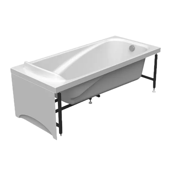 Ванна акриловая  Radomir Роза 169х77 см, правая, с фронт.панелью