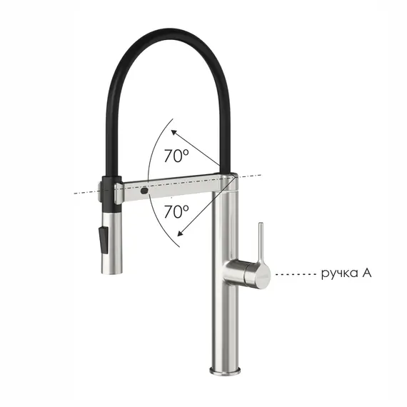 WasserKRAFT A8827 Смеситель для кухни сенсорный