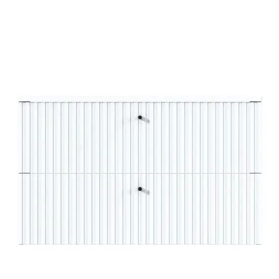 Тумба подвесная 1Marka Desire  2ящика монолит айсберг/найт/эмаль белая