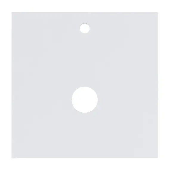 Тумба подвесная 1Marka Veil  2ящика, белая аляска/ столешница белая