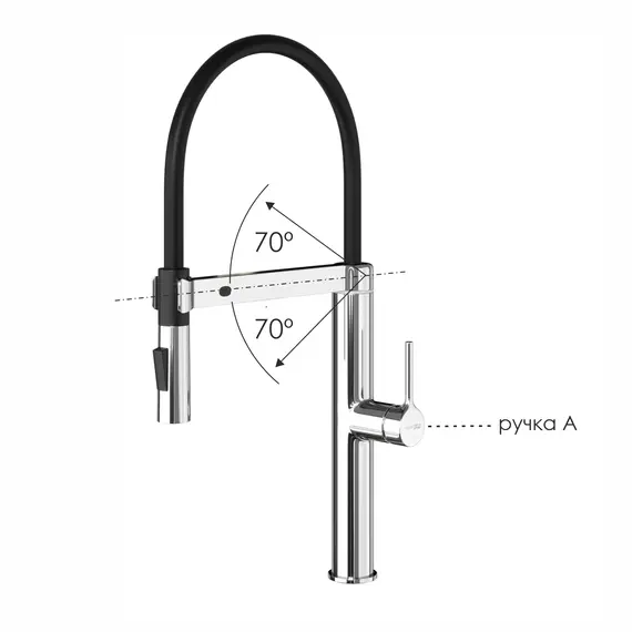 WasserKRAFT A8817 Смеситель для кухни сенсорный