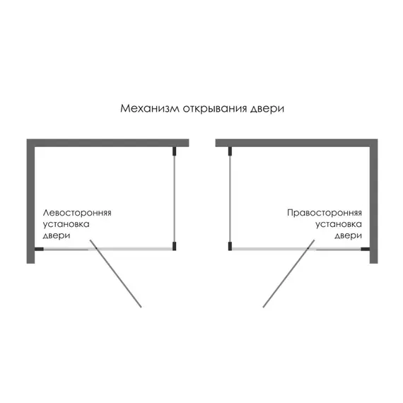 Душевой уголок прямоугольный WasserKRAFT Berkel пристенный