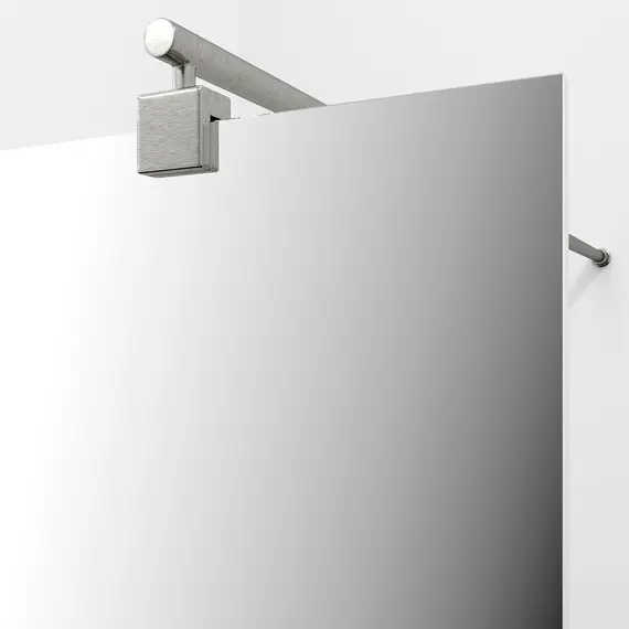 Душевая перегородка WasserKRAFT Rur 30W  BN-MR зеркальное/никель