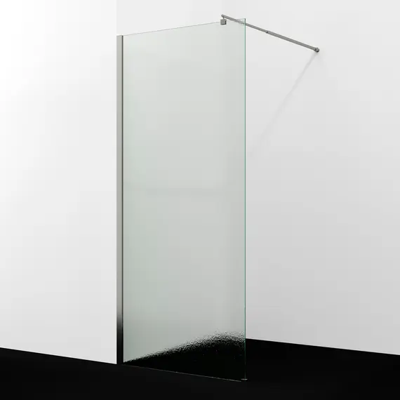 Душевая перегородка WasserKRAFT Rur 30W BN-TXG рифленое/никель