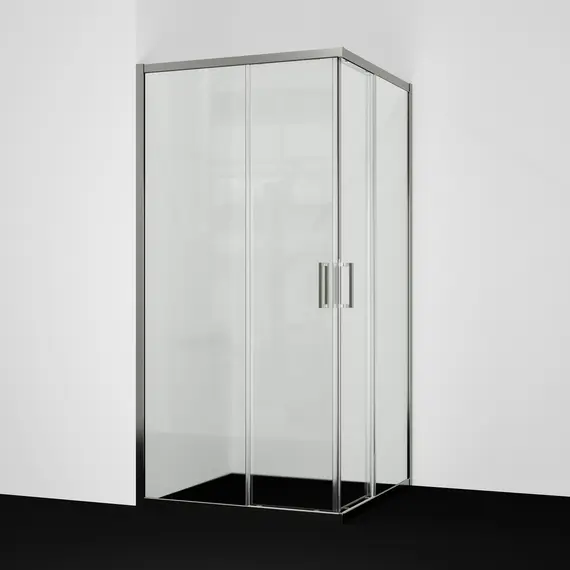 Душевой уголок WasserKRAFT Tauber 64S прозрачное/никель