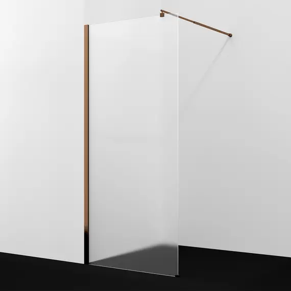 Душевая перегородка WasserKRAFT Rur 30W RG-MG матовое/розовое золото