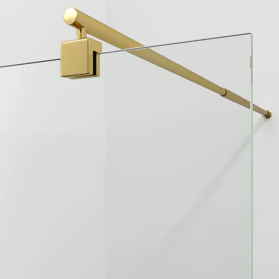 Душевая перегородка WasserKRAFT Rur 30W PG прозрачное/глянц.золото