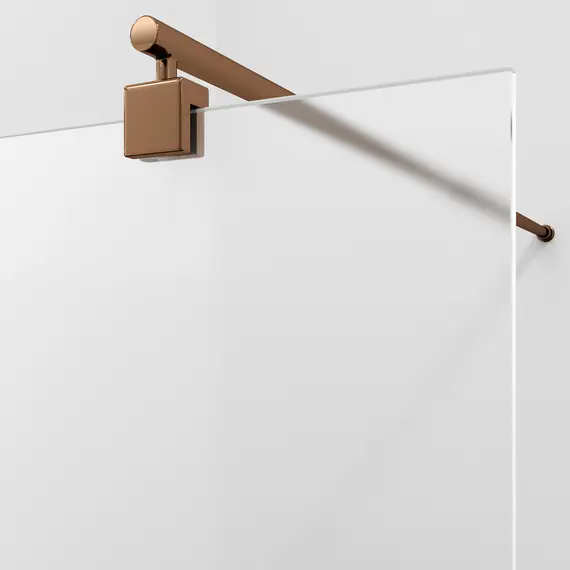 Душевая перегородка WasserKRAFT Rur 30W RG-MG матовое/розовое золото