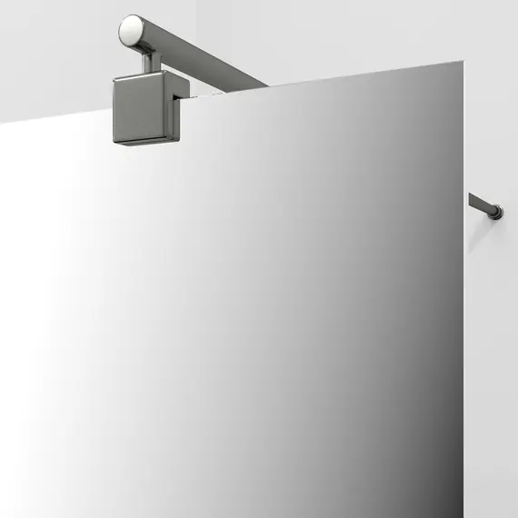 Душевая перегородка WasserKRAFT Rur 30W GR-MR зеркальное/графит