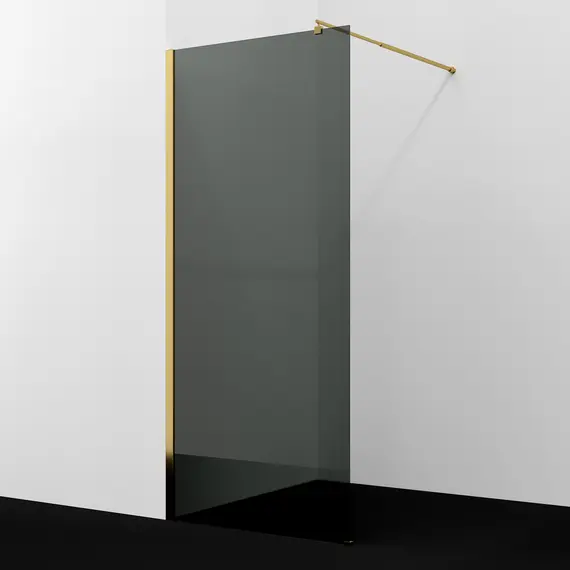 Душевая перегородка WasserKRAFT Rur 30W PG-TG тонирован/глянц.золото