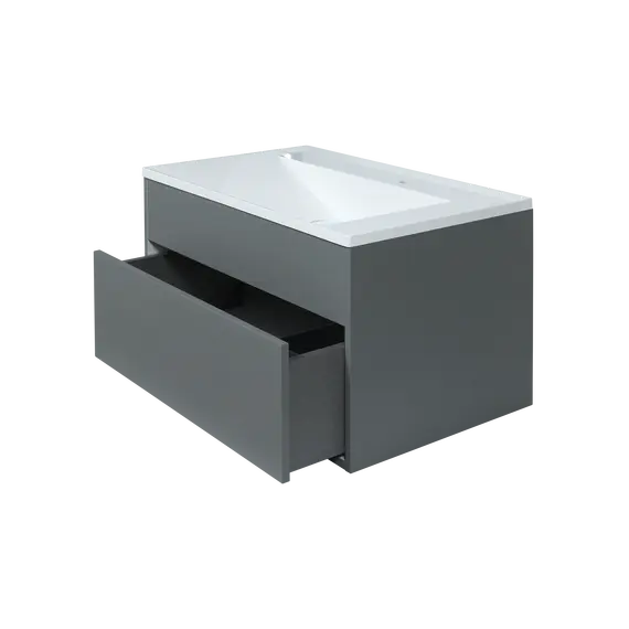 Тумба  подвесная Uperwood Lotus Premium  серая