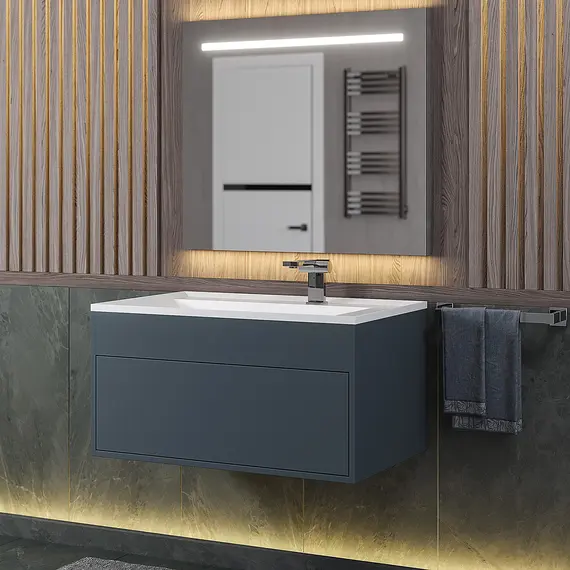 Тумба  подвесная Uperwood Lotus Premium  серая