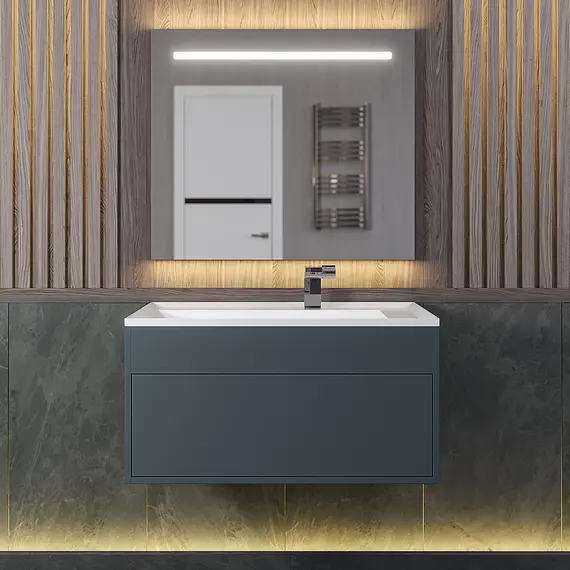 Тумба  подвесная Uperwood Lotus Premium  серая