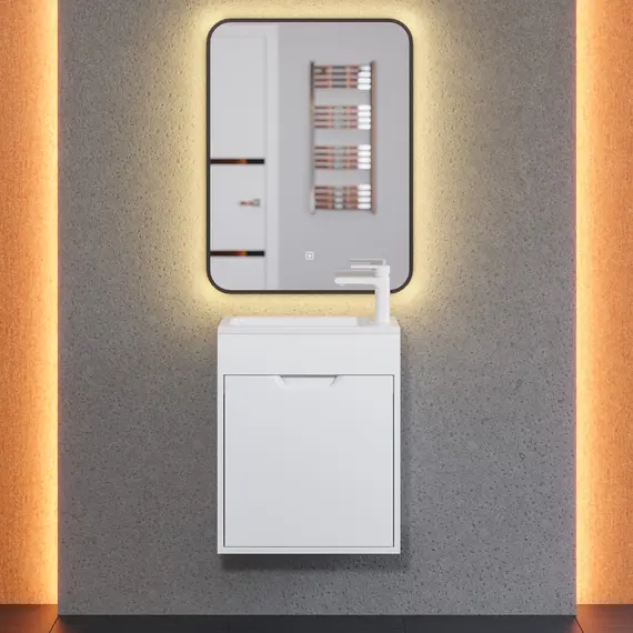 Тумба подвесная Uperwood Modul  белая матовая