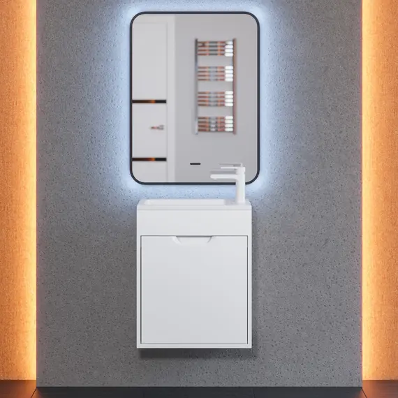 Тумба подвесная Uperwood Modul  белая матовая