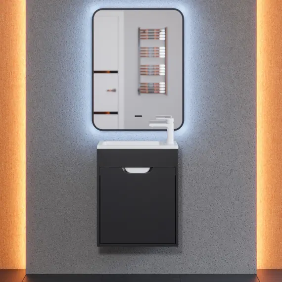 Тумба подвесная Uperwood Modul , черная матовая