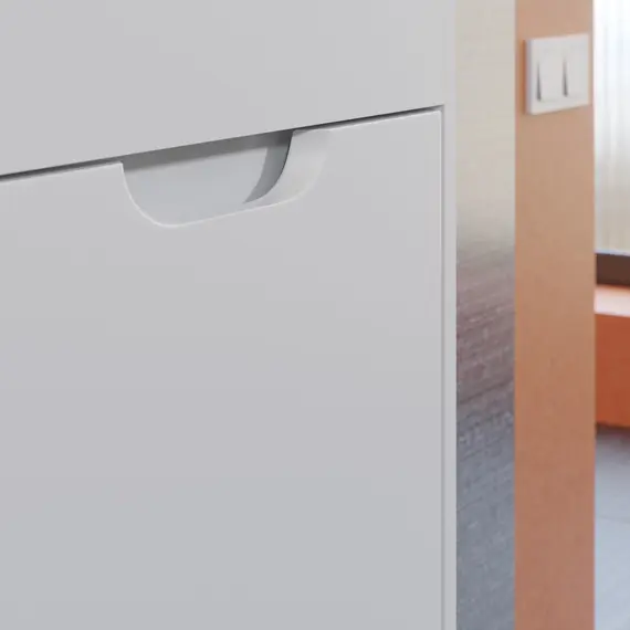 Тумба подвесная Uperwood Modul  белая матовая