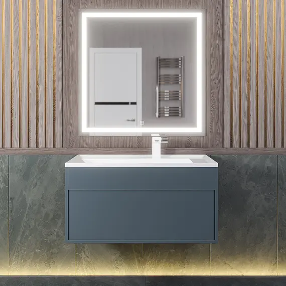 Тумба  подвесная Uperwood Lotus Premium  серая