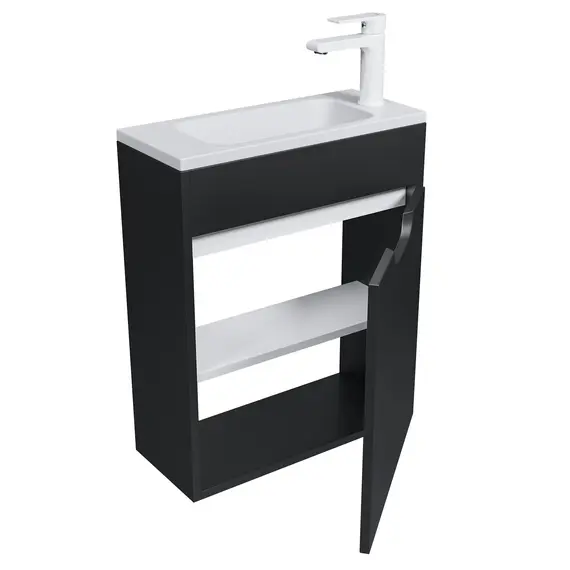 Тумба подвесная Uperwood Modul , черная матовая