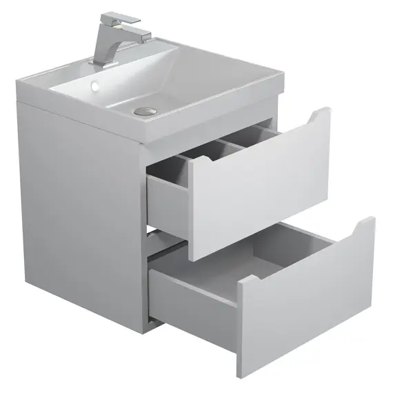 Тумба подвесная Uperwood Tanos белая матовая