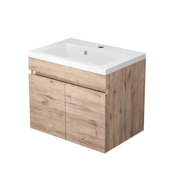 Тумба подвесная Uperwood Eva, 50 см,  Крафт Табачный, с дверцами