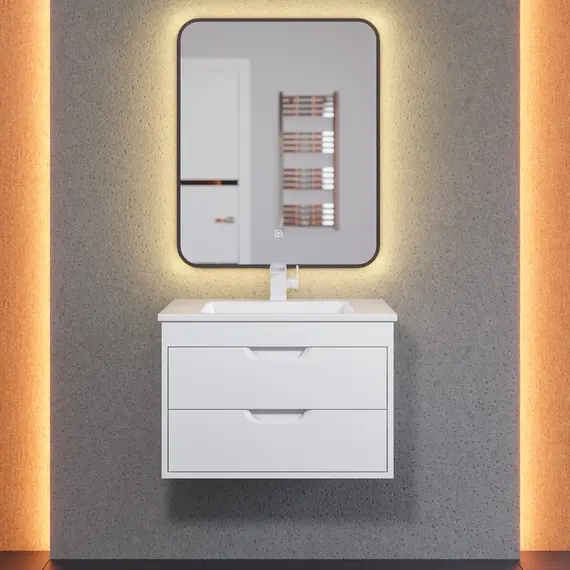 Тумба подвесная Uperwood Modul  белая матовая