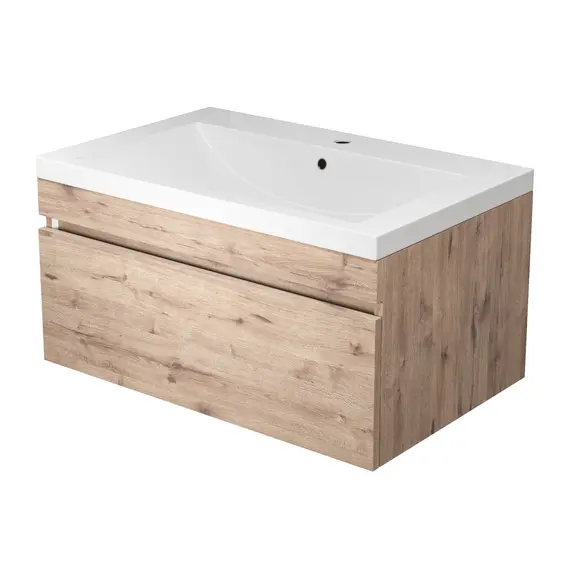 Тумба подвесная Uperwood Eva  Крафт Табачный, выдвижной ящик