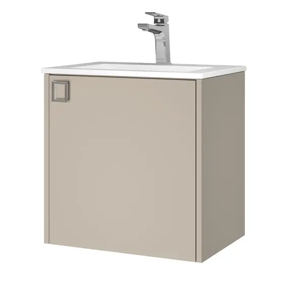 Тумба подвесная  Uperwood Aurora 50 см, бежевый матовый