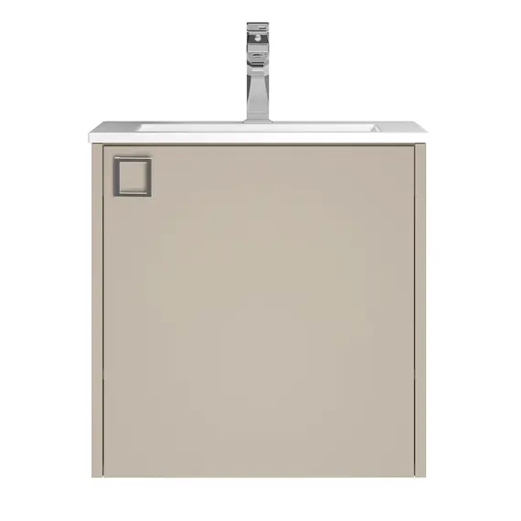 Тумба подвесная  Uperwood Aurora 50 см, бежевый матовый