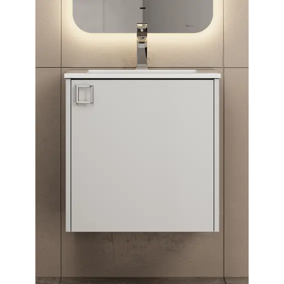 Тумба подвесная Uperwood Aurora 50 см, белый матовый