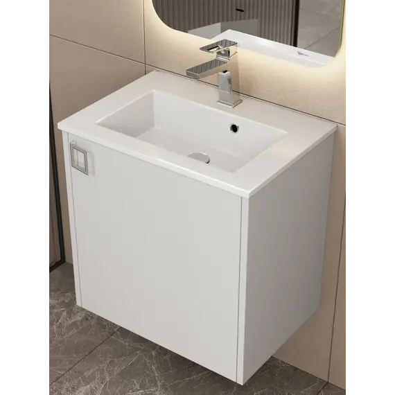 Тумба подвесная Uperwood Aurora 50 см, белый матовый