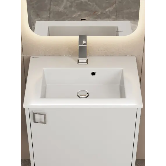 Тумба подвесная Uperwood Aurora 50 см, белый матовый