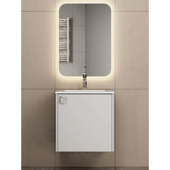 Тумба подвесная Uperwood Aurora 50 см, белый матовый