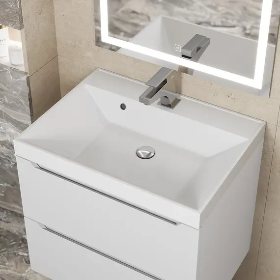 Раковина для ванной  Uperwood Classic, белая глянцевая