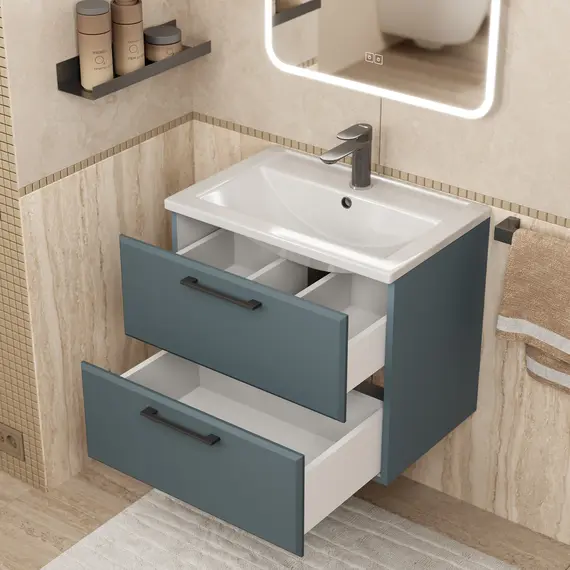 Тумба подвесная Uperwood Foster New серый графит