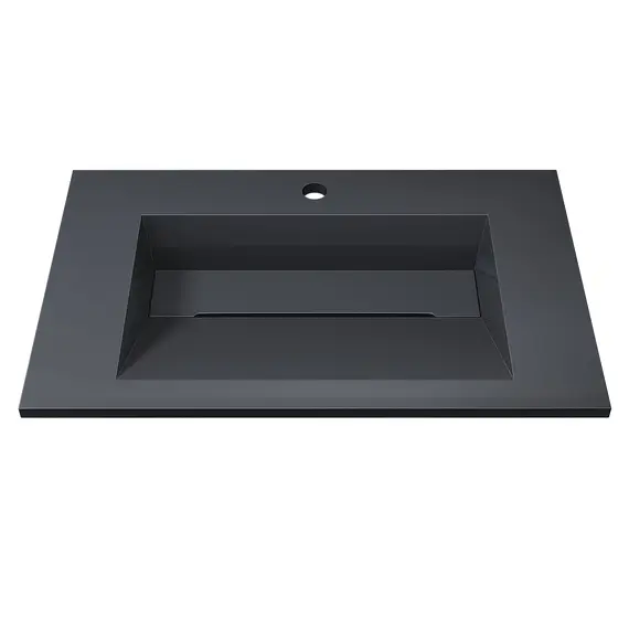 Раковина полувстраиваемая Uperwood Next Premium , серый глянец