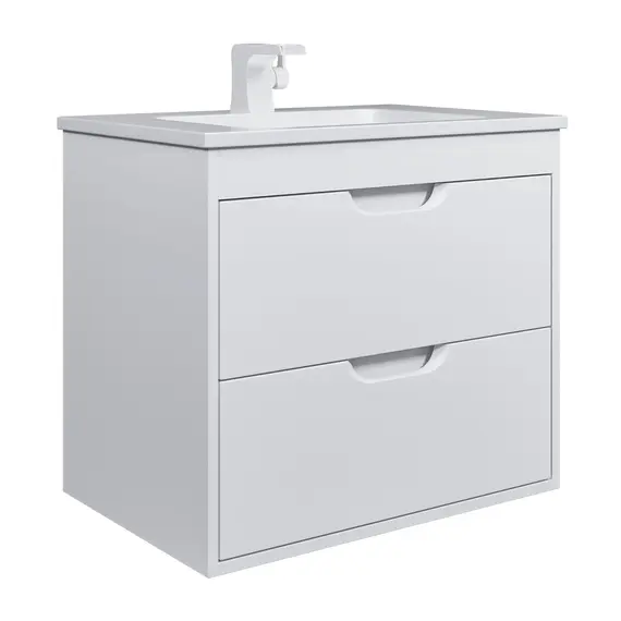 Тумба подвесная Uperwood Modul  белая матовая